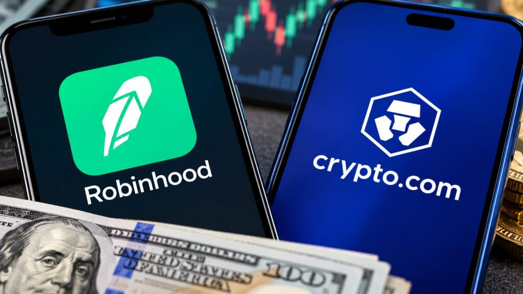 Robinhood ve Crypto.com Tahmin Piyasaları İçin Anlaştı Robinhood ve Crypto.com Tahmin Piyasaları İçin Anlaştı